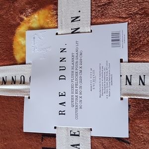 Rae Dunn Queen size plush blanket.